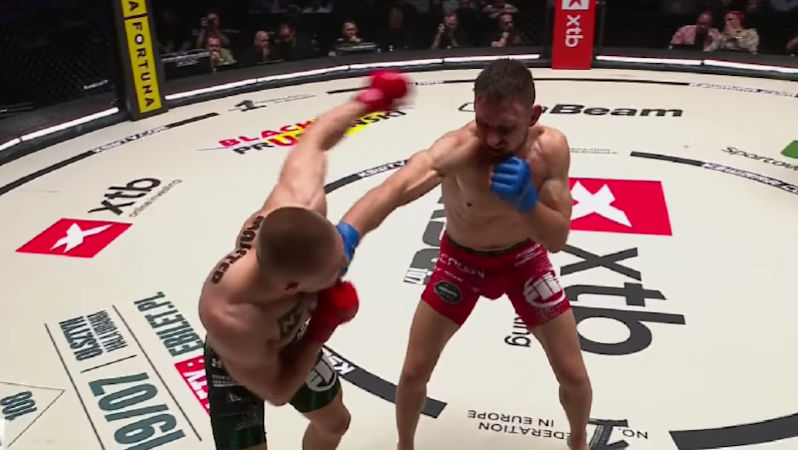 Kamil Szkaradek po ciężkim boju pokonał Kenji Bortoluzziego na KSW 107