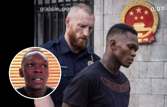 „Rzucili mnie na pożarcie” – Israel Adesanya świadom intencji matchmakerów UFC, reaguje na zdjęcie opublikowane przez Joego Pyfera