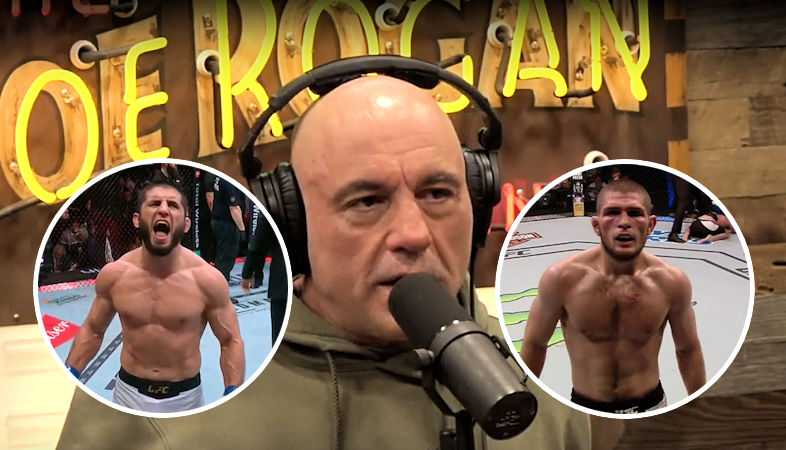 „Nie miał tego w swoim repertuarze” – Joe Rogan wskazał kluczową przewagę Islama Makhacheva nad Khabibem Nurmagomedovem