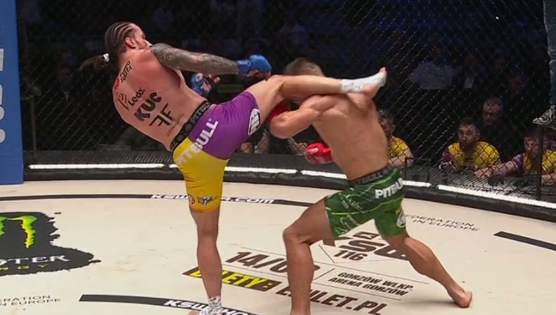 Nieuchwytny Kacper Koziorzębski pokonał faworyzowanego Artura Szczepaniaka na KSW 115