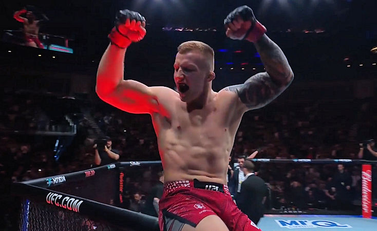 Iwo Baraniewski z kolejnym bonusem w UFC – Polak zgarnął $100 tysięcy za Występ Wieczoru na UFC w Londynie