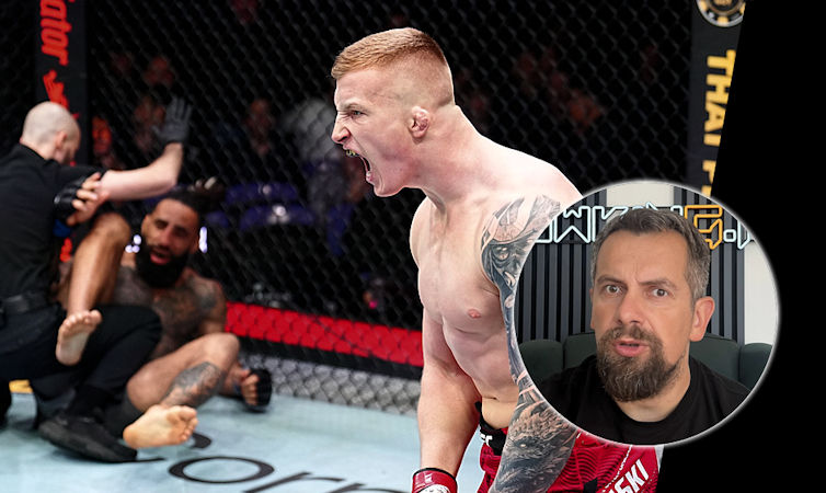 Rudy rzeźnik znad Wisły, czyli… Jak Iwo Baraniewski ubił Austena Lane’a na UFC Londyn? Z kim kolejna walka?