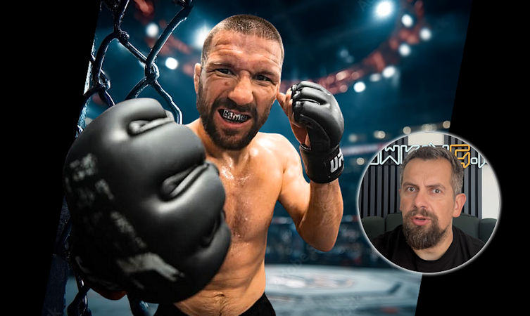 Bądźmy poważni! Analiza i typ na walkę Mateusza Gamrota z Estebanem Ribovicsem na UFC 327