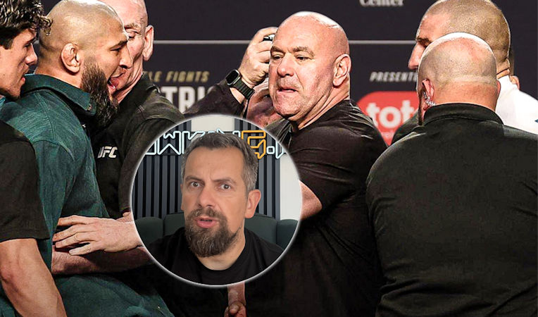 Najbrutalniejsza konferencja w historii UFC – 7 kluczowych wniosków z werbalnej wojny Khamzata Chimaeva z Seanem Stricklandem przed UFC 328