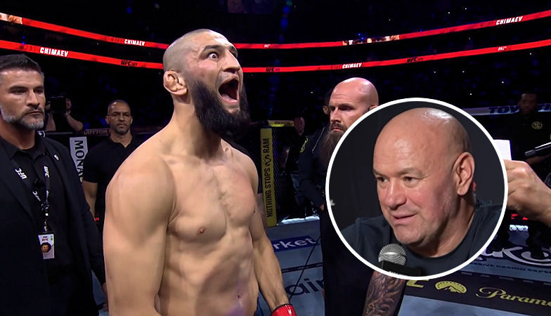 Khamzat Chimaev zwrócił się do Dany White’a, sternik UFC skomentował